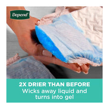 Ropa interior para la incontinencia Depend Fresh Protection para mujeres adultas, extragrande - Rosa, 80 unidades.