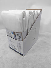 Mainstays 24 Pocket Clear Over the Door Non Woven Closet Shoe Organizer Shelf - Arctic White