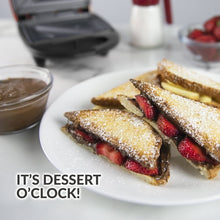 MyMini Sandwich Maker Grill, 520 watts, Red