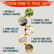 Canine Chews Premium All-Natural Beef Hide Canine Retrievers (15 Ct.)