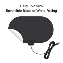 onn Indoor Dual-Color Amplified Antenna, 50 mile Range
