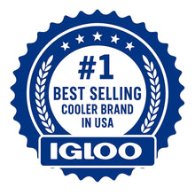 Igloo 48 QT Laguna Hard-Sided Ice Chest Cooler, Aqua Blue and White - Brands For Less USA