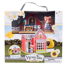 Honey Bee Acres Sunshine Meadow School – 21 Piece Miniature Dollhouse with Accessories & Exclusive Fox Figure – Pretend Play Set for Kids Ages 3+ - Brands For Less USA