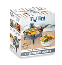 MyMini Electric Skillet, 7 inch, 600 watts, Gray