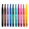 Crayola Clicks Retractable Markers, 10ct, Cone Tip Washable Markers, Cute School Supplies, Classroom Essentials, Gifts for Teachers and Kids, Ages 6+