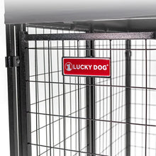 Lucky Dog STAY Series Executive Dog Kennel 8'x8' with Privacy Screen