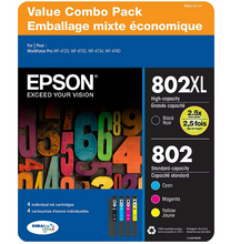 Epson T802 Color Combo Ink Cartridges, 4 pk.