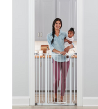 Regalo Easy Step Extra Tall White Metal Walk-Through Gate
