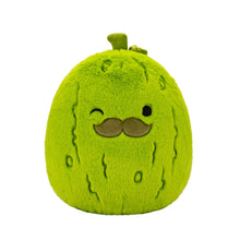 Squishmallows FuzzAMallow Official 16 inch Charles the Green Pickle with Mustache - Child's Ultra Soft Stuffed Plush Toy
