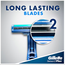 Gillette Sensor2 Plus Pivoting Head and Lubrastrip Men's Disposable Razors, 52 ct.