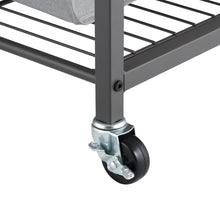 TRINITY 3-bag Laundry Cart with Flip-up Top