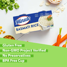 Minute Ready to Serve Basmati Rice, Quick and Easy Cups, Gluten Free, 8.8 oz, 2 Ct