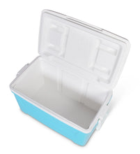 Igloo 48 QT Laguna Hard-Sided Ice Chest Cooler, Aqua Blue and White - Brands For Less USA