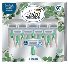 BIC Soleil Escape 5-Blade Disposable Razor for Women, 9 ct.