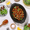 Beautiful 4 Qt Digital Slow Cooker with Hinged Locking Lid, Black Sesame by Drew Barrymore