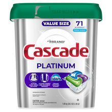 Cascade Platinum Dishwasher Pods, Dishwasher Detergent Soap Tabs, Fresh, 71 Count - Brands For Less USA
