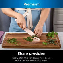 Ninja Foodi Neverdull Premium 12-Piece German Stainless Steel Knife System with Built-In Sharpener, White