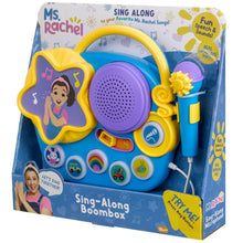 Ms. Rachel Karaoke Microphone Sing-Along Musical Boombox, Child Electronic Learning Systems for 18+ Months