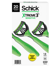 Schick Xtreme 3 Disposable Razors for Men, 20 ct.