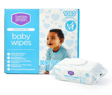 Berkley Jensen Unscented Baby Wipes, 1080 ct.