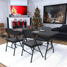 Cosco 6 Foot Premium Folding Table, Black