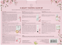 by Sophie K-Beauty Youthful Glow Set featuring Round Lab, Saturday Skin, Mixsoon, Glowiest & Dear Dahlia, 7-piece Set
