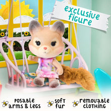 Honey Bee Acres 10in Treetop Hideaway Dollhouse with Miniature Figure, 21 Pieces, Children Ages 3+