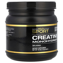 California Gold Nutrition, Sport, Pure Creatine Monohydrate, Unflavored, 1 lb (454 g)