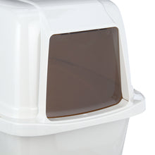 Van Ness Pets Odor Control Large Enclosed Cat Litter Box, Hooded, Pearl