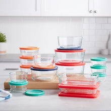 Pyrex Simply Store Glass Food Storage Containers, 30-Piece Set