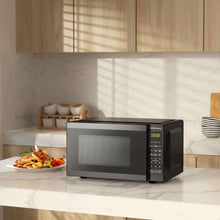 Hamilton Beach 0.9 Cu ft Countertop Microwave Oven, 900 Watts, Black Stainless Steel, New