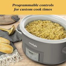 Crock-Pot® Programmable 7-Quart Cook and Carry Slow Cooker, Grey