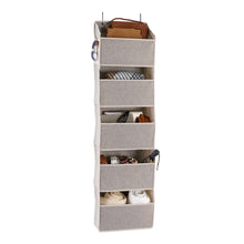 Better Homes & Gardens 5 Tier Over the Door Closet Organizer Shelf with Hooks