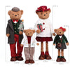 Member's Mark Plush Bear Family, Set of 4