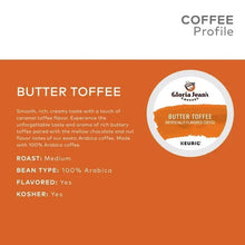 Gloria Jean's Coffees Butter Toffee Flavored K-Cup Pods, Light Roast, 24 Count for Keurig Brewers - Brands For Less USA