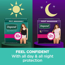Depend Fresh Protection Incontinence Underwear for Women, Choose Your Size