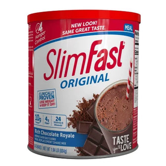 Slimfast Original 10G Protein Meal Replacement Shake Mix, Chocolate Royale (34 Servings, 31.18 Oz.) - Brands For Less USA