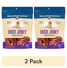 Golden Rewards Duck Jerky Premium Treats for Dogs, 16 oz Bag