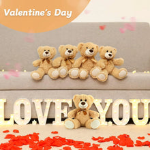 MorisMos 5 Packs Teddy Bears 14'' Bulk Stuffed Animals Plush Bear - Brands For Less USA