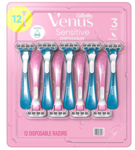 Gillette Venus Sensitive Plus Women's Disposable Razors, 12 ct.