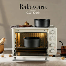 Carote 15 Pcs Nonstick Cookware Sets, Granite Non Stick Pots and Pans with Removable Handles, Oven Safe, Induction Compatible, Black