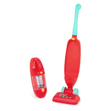 Battat Tidy Tot Vacuum with Plastic Handheld Vacuum and Real Suction, Toddler and Preschool Toys