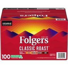 Folgers Classic Medium Roast K-Cup Coffee Pods (100 Ct.)