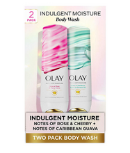 Olay Indulgent Moisture Body Wash with Vitamin B3, 20 oz., 2 pk.