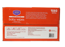 Berkley Jensen Ultra Sensitive Soothing Fragrance-Free Baby Wipes, 1080 ct.