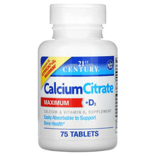 21stCentury_CalciumCitrate_D3Maximum_75Tablets - Brands For Less USA
