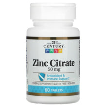 21st Century, Zinc Citrate, 50 mg