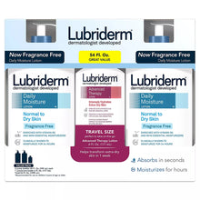 Lubriderm Daily Moisture Unscented & Advanced Therapy Lotion, 3 pk.