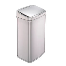 Nine Stars 13.2-Gal. Stainless Steel Sensor Trash Can - Silver