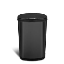 Nine Stars 13.2-Gal. Stainless Steel Sensor Trash Can - Black